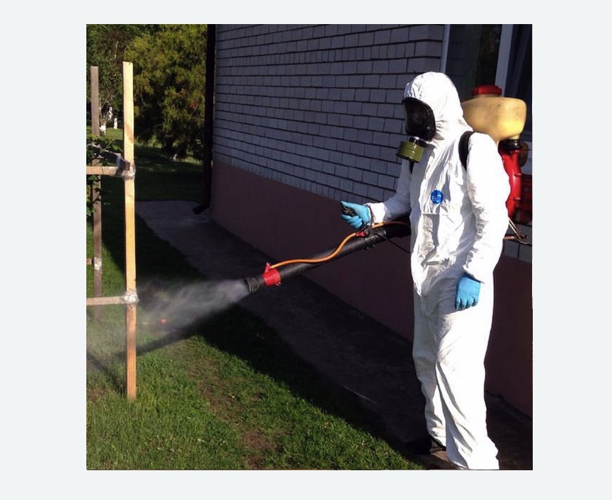 травля клещей на участке в Богдановиче